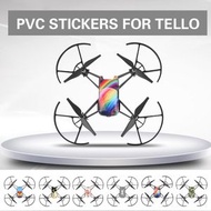 屯京 - 類型1 [3件裝] DJI Tello 無人機PVC貼紙 防水膠貼身體貼花皮膚罩