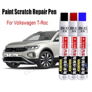 Specially Car Paint Scratch Repair Pen For Volkswagen T-Roc Touch-Up Paint Accessories Black White Red Blue Gray Silver