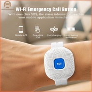 Abo  Waterproof Tuya Smart Wifi Safety SOS Bracelet Emergency Alert SOS Watch Elderly Fall Alarm SOS