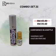 COMBO SET 21 || MADINAH MIST (FEMALE PERFUME) + KASTURI PERFUME ||