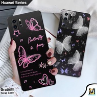 HP Case Huawei P30hp | P30 Pro | P30 Lite | P40 | Latest P40 Pro Butterfly Motif - Huawei P30 & P40 