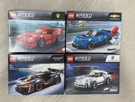 LEGO 樂高 Speed 絕版 75895 Porsche 911 Turbo, 75892	McLaren Senna, 75891 Chevrolet Camaro ZL1, 75890 Ferrari F40 Competizione 合售