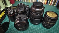 Nikon D7000連三鏡Nikon AF NIKK0R 28-70(made in Japan)魚眼鏡tokina 10-17 10-17mm天涯鏡SIGMA DC18-200mm