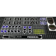 FEDERAL HUNTER bicycle sticker focus