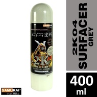 Samurai 2K04 Grey Epoxy Surfacer Primer (2K 2-Component) Spray Paint 400ml [Made in Malaysia]