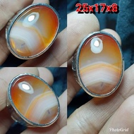 Agate Ring Agate Agate Uphold Antique Picture 9