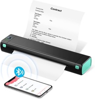 Phomemo M08F Portable Printer,Legit A4 Paper Printer Thermal Portable Printers Wireless for Travel,Compact Bluetooth Mobile Printer Support 8.5" X 11" US Letter, Upgrade Inkless Small Printers Compatible with Phone,Laptop