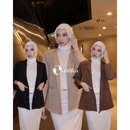 Blazer Casual by Eldika| Long Sleeve Blazer | Polyster Woven Blazer Outerwear