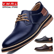 VMAL Men's Formal Shoes Business Dress Leather Shoes Oxford Shoes Wedding Shoes