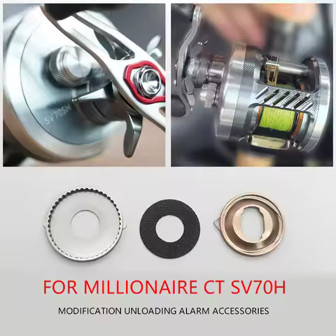 6th Gen Drag Clicker Upgrade Parts For Old Model Millionaire CT SV70H DAIWA Saegi 150L Drum Reel Lur