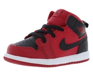 Toddler's Jordan 1 Mid Lt Smoke Grey/White-Anthracite (640735 078)