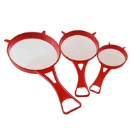 3 IN 1 Plastic Kitchen Strainer Set Nylon Mesh Strainer Mesh Strainer Sifter