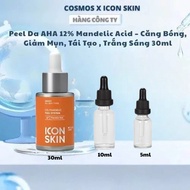 Peel AHA Tightens and Brightens Skin Icon Skin 12% Mandelic Smart Peel System AHA BHA Exfoliant