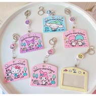 Cartoon Retractable Ezlink pass cardholder keychain - student bus ID pass card holder