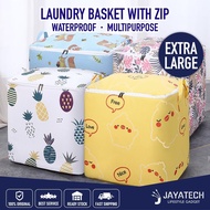 FOLDABLE LAUNDRY BASKET STORAGE BOX EXTRA LARGE DIRTY CLOTH BASKET BAKUL DOBI BAKUL BAJU CLOTHS STOR