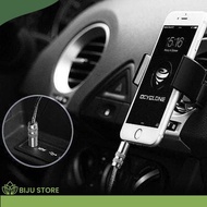 METAL AUX CABLE JACK AUX CABLE AUDIO CONNECTOR 3.5MM HIFI 1M SILVER * MOST