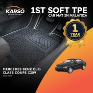 Karso Karpet Kereta Car Mat Mercedes Benz CLK-Class Coupe C209 (2003-2009)