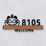 3D Customized House Number Plate Nombor Rumah No Plat Acrylic Sign 亚克力 立体 号码牌 D4