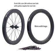 SILVEROCK ล้อคาร์บอน16 "1 3/8" 349เบรคขอบ6ความเร็วภายใน3X2ภายนอก SRF3 Hub สำหรับ Aline Cline Brom Pt