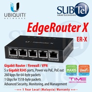 Ubiquiti Edge Router X 5 port Gigabit ER-X BGP IPv6 POE Edgerouter FIrewall / VPN UBNT Malaysia