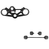 Ultrasupplier 5ชิ้นสำหรับ KTM RC390 RC 390 2022-2023แผ่นเครื่องป้องกันการกระแทกโครงล้อตัวเลื่อนด้านข