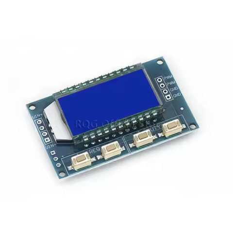 Signal Generator PWM Pulse Frequency Duty Cycle Adjustable Module LCD Display 1Hz-150Khz 3.3V-30V PW