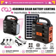 4500mAh Solar Generator Solar Powered Generator Portable Solar Panel LED Bulb Outdoor Waterproof Eme