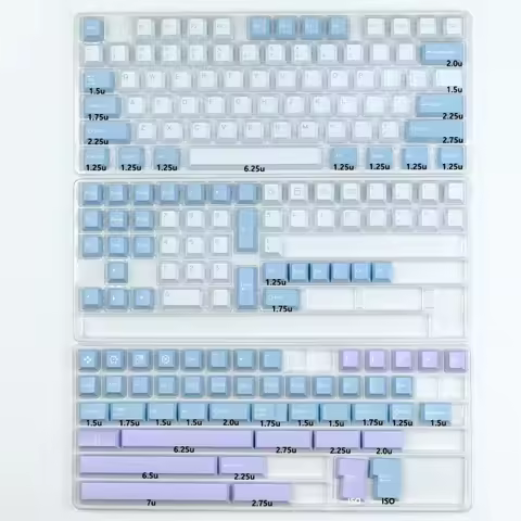 GMK Keycap Double Shot PBT ISO Keycaps Cherry Profile For Mechanical Keyboard KIT GMK Olivia Rome Il