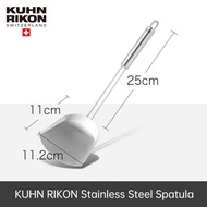 KUHN RIKON 304 Stainless Steel Kitchen Spatulas Chinese Wok Spatulas Food Turner Heat Resistant Kitchen Cooking Tools Swiss Design
