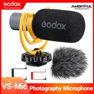 Godox Microphone VS-Mic 3.5mm MIC for iPhone Android Smartphone DSLR Camera For Video Recording Microphone