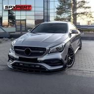 Meecedes benz w117 w176 front lip gloss black BZ17-BK07