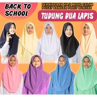 Tudung Sekolah Dua Lapis Koshibo Original Tudung 2 Lapis sekolah