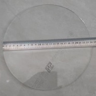 DIAMTER ROUND GLASS 24,2cm - For Custom Wall Clocks measuring 30cm. Jam Dinding Jam Dinding Besar Ja