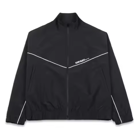 Jinx Team Black Windbreaker Track Jacket Long Sleeve Tops Unisex Sports Coat Embroidery Outerwears M