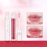Ukiss Lip Gloss Clear Persistent Moisturizing Transparent Lip Glaze Watery Non Stick Cup Lip Gloss L