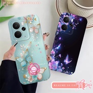 Realme 14 14t 5g 2025 C75 C75x Note 60 60x Silicon Softcase Tpu Butterfly Motif Flexible Casing