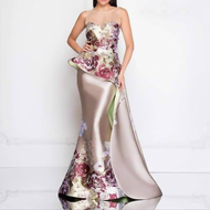 HOT★Gown ninang Wedding Evening Dress for Womens on Sale Korean Style Lady Long Banquet Temperament 