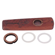 pinkdayone-SG Wood Kazoo Flute Wooden Play Guitar Ukulele Accompaniment Harmonica Diaphragm Wind Ins