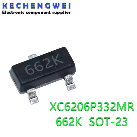 50-100PCS XC6206P332MR SOT-23 SOT XC6206P332 SOT23 XC6206 SMD(662K) 3.3V/0.5A new and original IC Ch