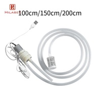 [UsusexaMY] Home Brewing Electric Siphon Water Pump Leakproof Mini Transfer Pump Kit for Beer Wine B