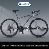Aenxrd 2024 Mountain bike Basikaljalan raya 26 inci Adult bicycle with 21speeds 26 inch road bike Do
