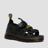Sandal Dr Martens Tract Pearson Black Strap Strappy Webbing Original
