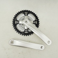 Crankset with Triple Chainring 42/32/22T Bike Crankset with Triple Chainring 170mm Aluminum Alloy fo
