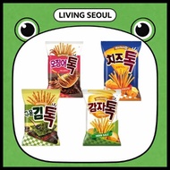 [ORION] Market O Tok Snack 4 Flavors Mix Potato Squid Cheese Roasted Seaweed 80-107g