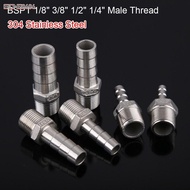 EIONG8686KM 1Pcs Hose Connector, Male Thread Connector Adapter Pipe Joint, Durable 6mm To 12mm BSPT 