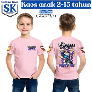 Baju Kaos Anak | Karakter Free Fire Api Ungu Terbaru New Design | Baju Anak Laki-Laki Umur 2 Sampai