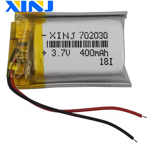 3.7V 400mAh 1.48Wh Lithium- Polymer Li Battery 702030 Repair Controller GPS MP3 MP4 Bluetooth Speake