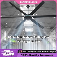 80 Inch Ceiling Fan Heavy Duty Ceiling Fan Black/White Industrial Ceiling Fan Commercial Factory War