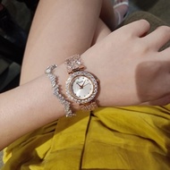 Fashion rhinestone full diamond watch women's waterproof steel strap women's watch HMN523
