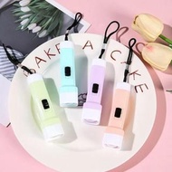 Gantungan Senter LED Soft PASTEL Flashlight Gantungan Tas Ransel Tote Selempang Aksesoris